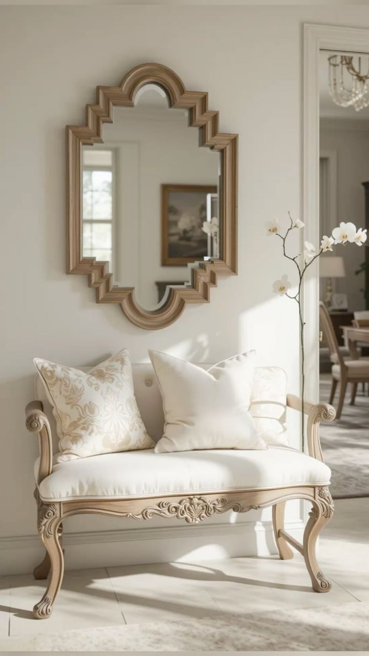 Банкетка с зеркалом