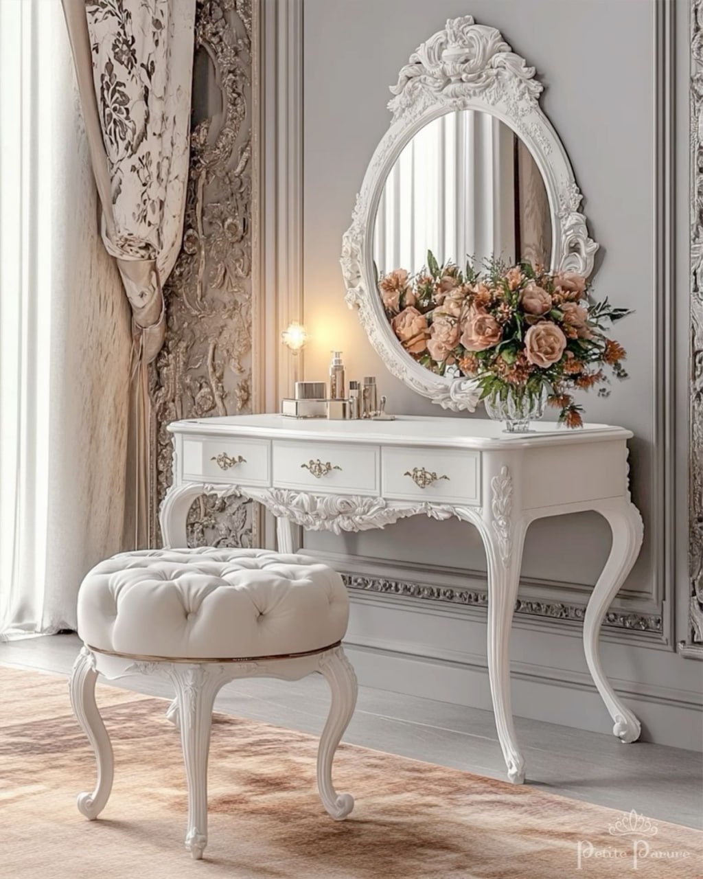 Туалетный столик с зеркалом